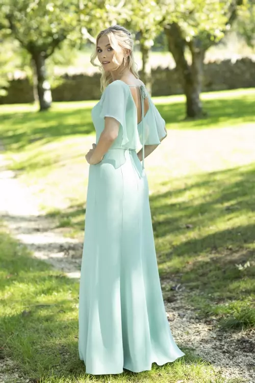 Victoria E225 Floaty Boho Cape Style Bridesmaids Dress Essentials